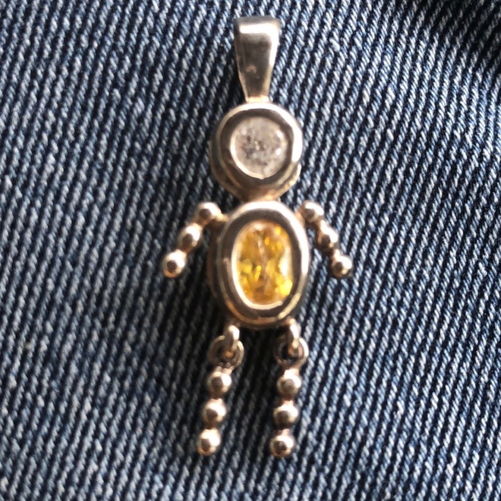 🌟Sterling Silver Person Charm